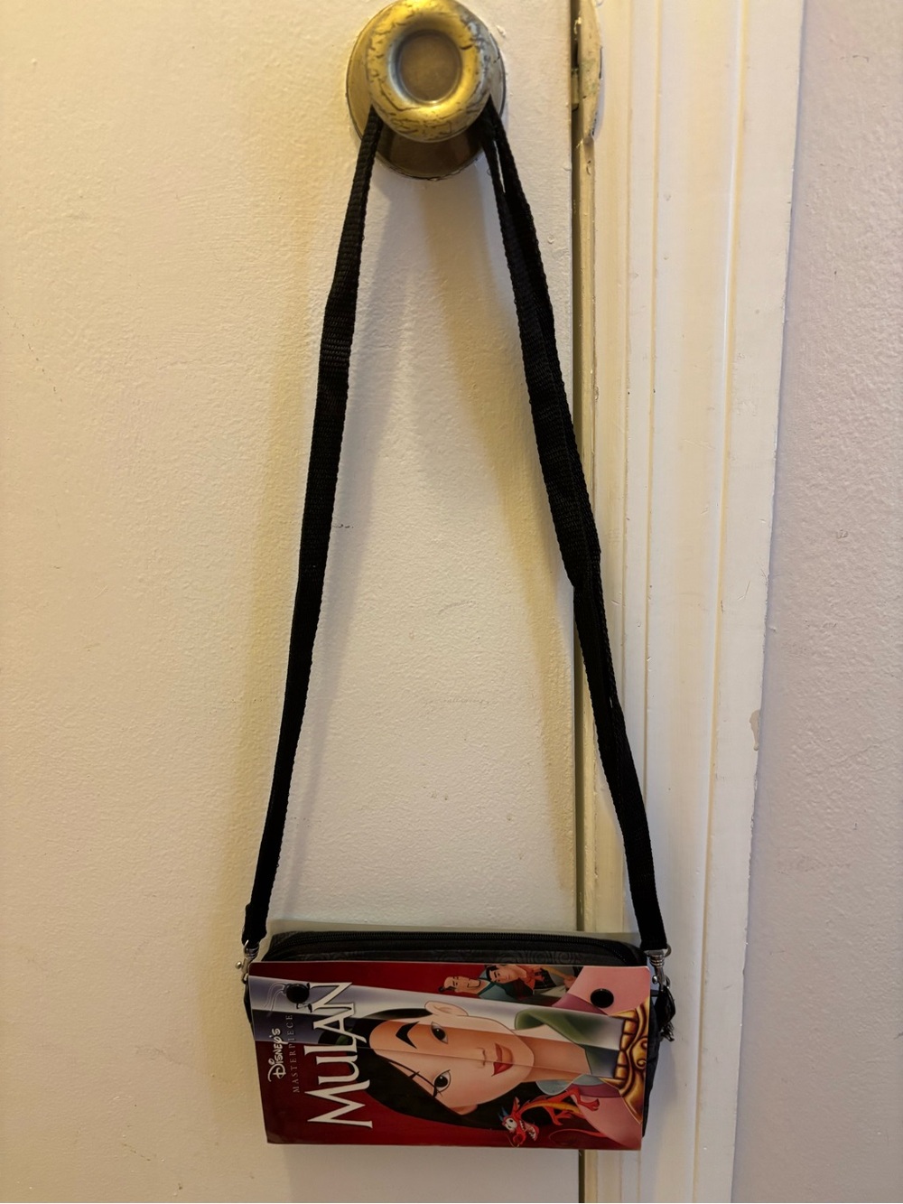 Disney Mulan Crossbody Bag in Red and Black